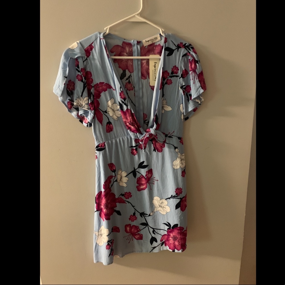 Floral mini dress